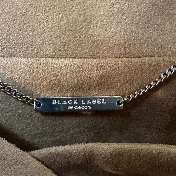 Black Label By Chico"s‎ Suede Jacket - Picture 3 of 5